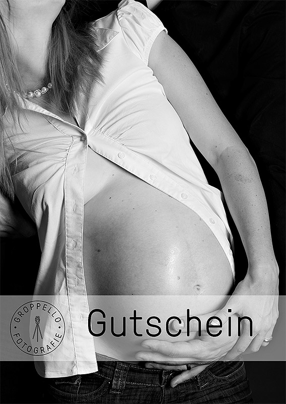 Gutschein Babybauch